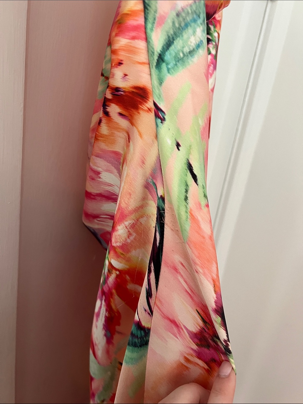 Liv Foster Adeline Cowl-Neck Sateen Maxi Dress - Picture 9 of 9